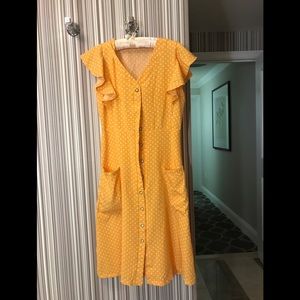 Vintage inspired Yellow/gold Hello SunShine dress